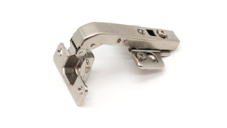  - Петля с доводчиком угл для фальшп, 90гр, рег.эксц., планка, 3D, шуруп, H=0, ClipOn, GENESIS GELONY