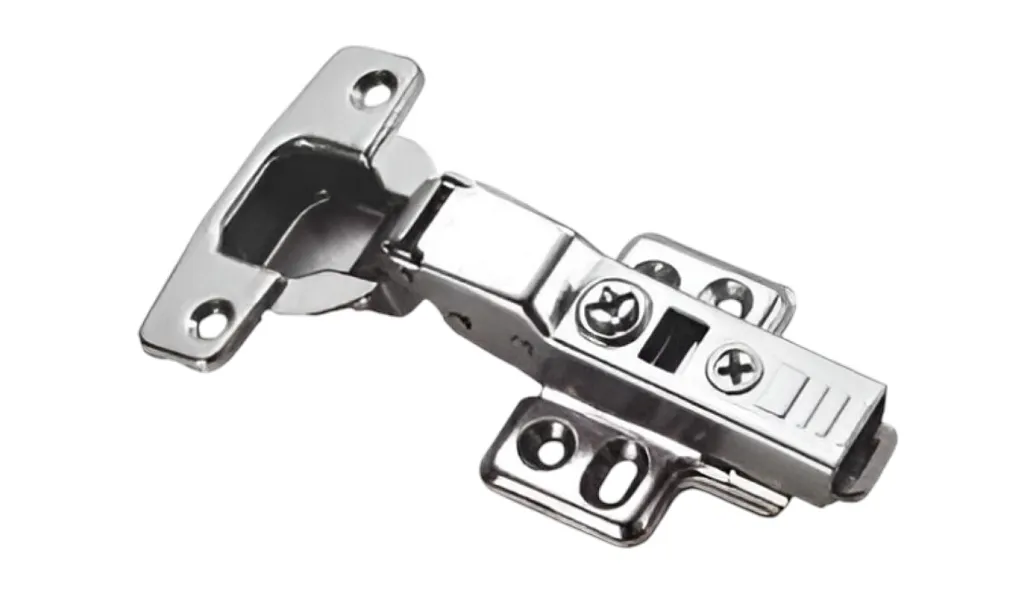 Петля PUSH с довод на открыв полунакл, 110гр, рег.эксц., планка, шуруп, H=0 ClipOn GENESIS GELONY