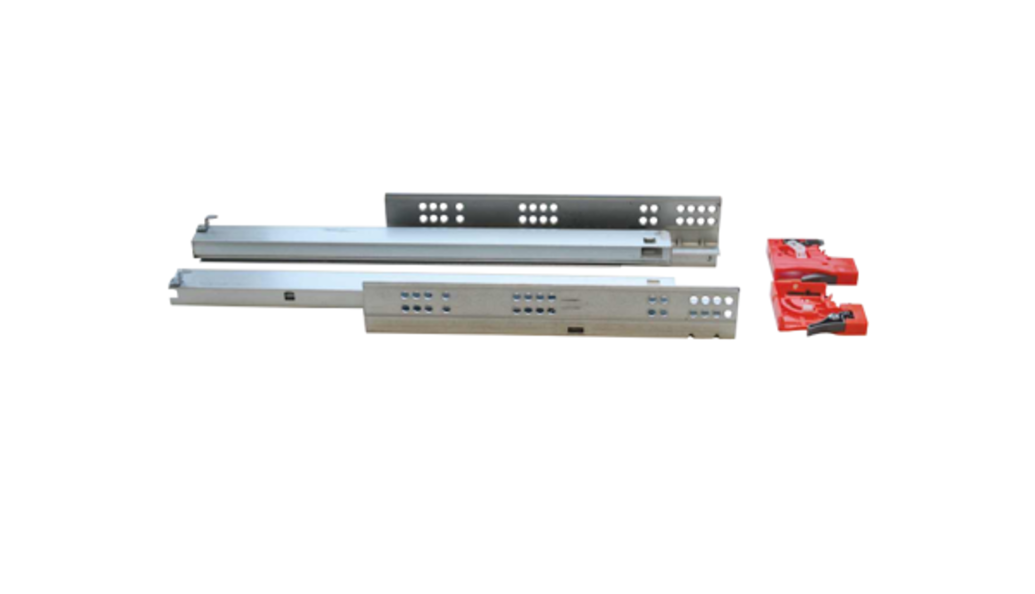 Направляющие скрытого монтажа полного выдвижения Soft-Close 300 мм 2D металл G-SLIDE GELONY