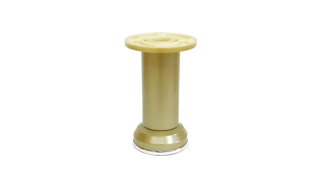 Опора, декор, регул, модель ДК-2, h=100 d=50 125 кг, пластик зол/хром, 50шт./кор, МИКРОН