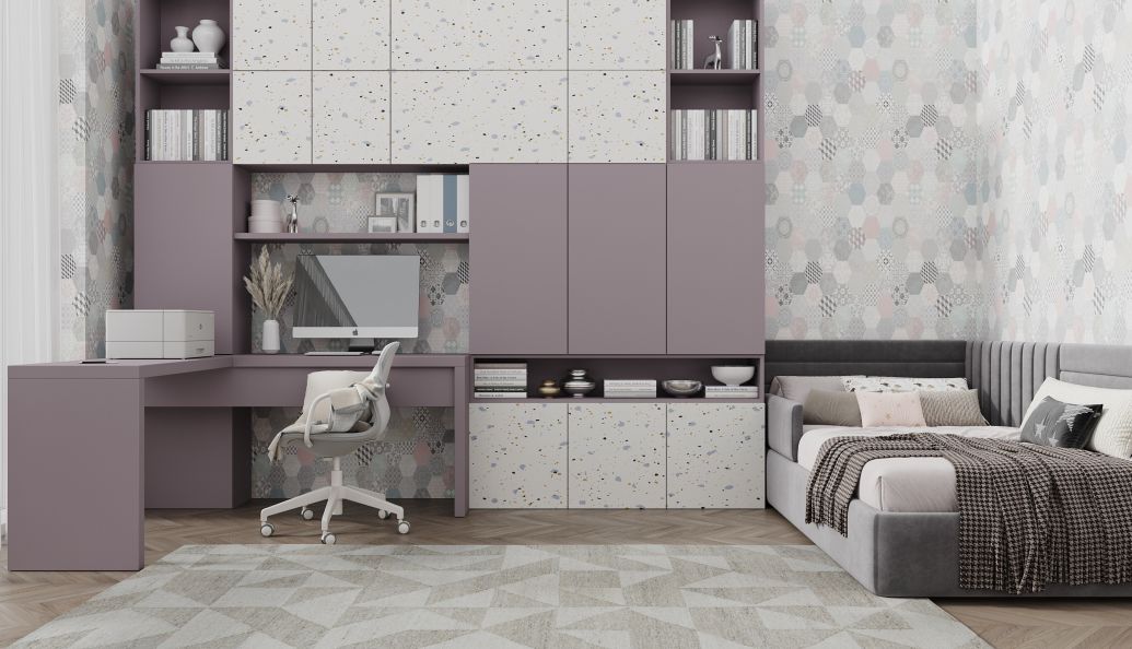 В интерьере