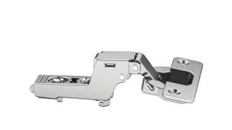  - Петля с доводчиком вкладная, 105гр, без рег.эксц., без планки, Clip On, никель, Metalla HAFELE