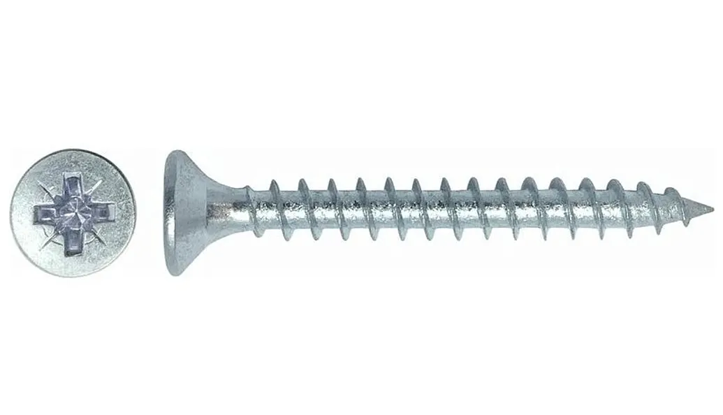Саморез потай PZ 3,5х30 цинк 1000 шт. UN
