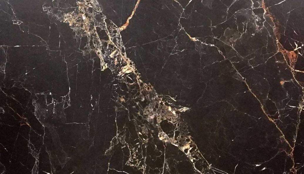 Мрамор Марквина черный 3029 Кристалл U 3050*600 38 мм Дн