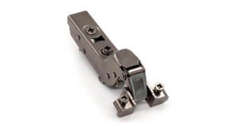  - Петля без доводчика для алюм рамки вкладная, 105гр, рег.эксц., без планки, ClipOn, титан, TALISMAN