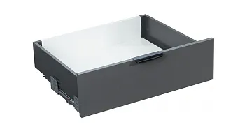  - Комплект ящика 116х500 Soft-Close, графит, полн. выдвиж., Slimbox Evolution AKS