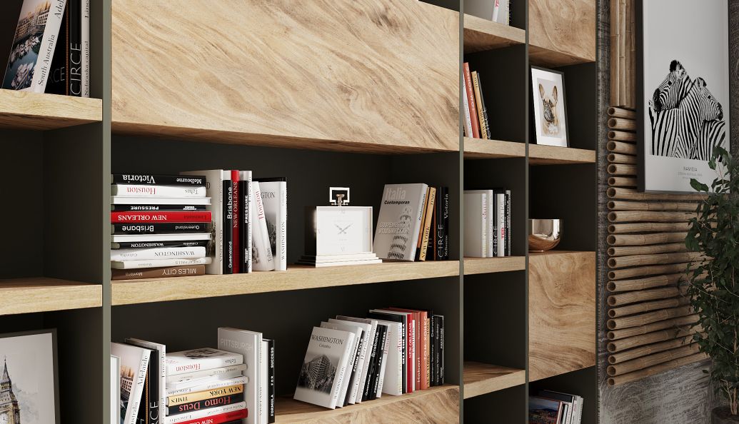 В интерьере